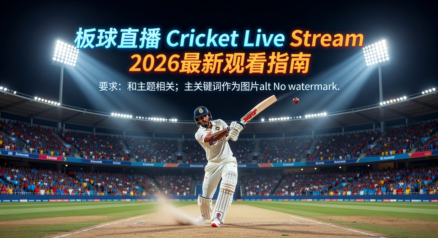 板球直播 Cricket Live Stream｜2026年观看要点